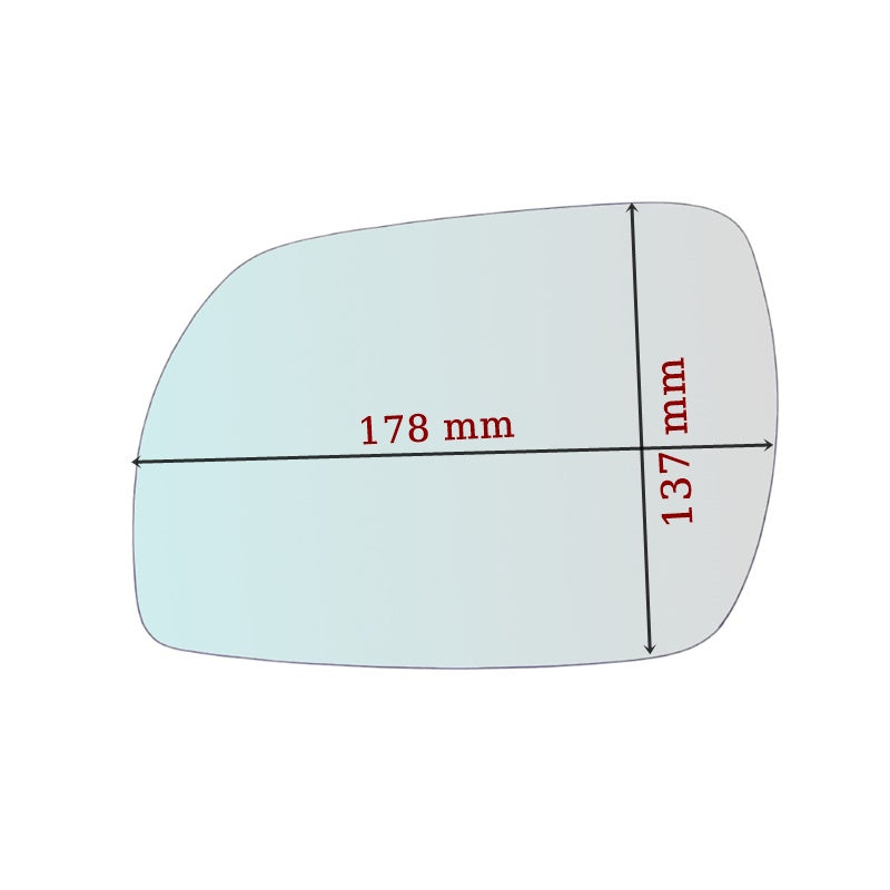 Vitre Miroir Asphérique GAUCHE Nissan Murano I 2003-2008 - www.glass-europa.com