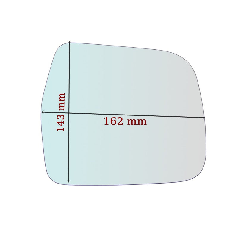 Vitre rétroviseur côté DROIT pur 4 Runner 1989-1995 - www.glass-europa.com