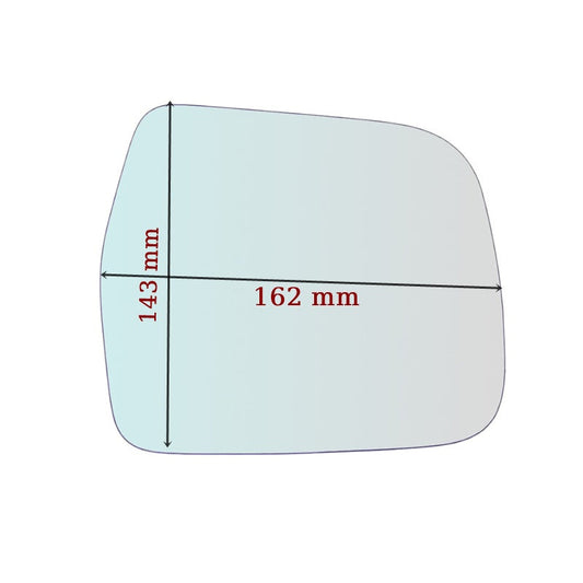 Vitre rétroviseur côté DROIT pur 4 Runner 1989-1995 - www.glass-europa.com