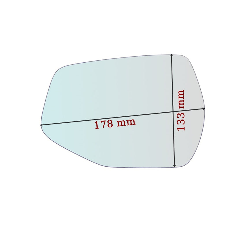 Vitre rétroviseur côté DROIT pur Kia Sportage V 2021> - www.glass-europa.com