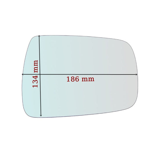 Vitre rétroviseur côté DROIT pur Kia Grand Carnival III 2007-2015 - www.glass-europa.com
