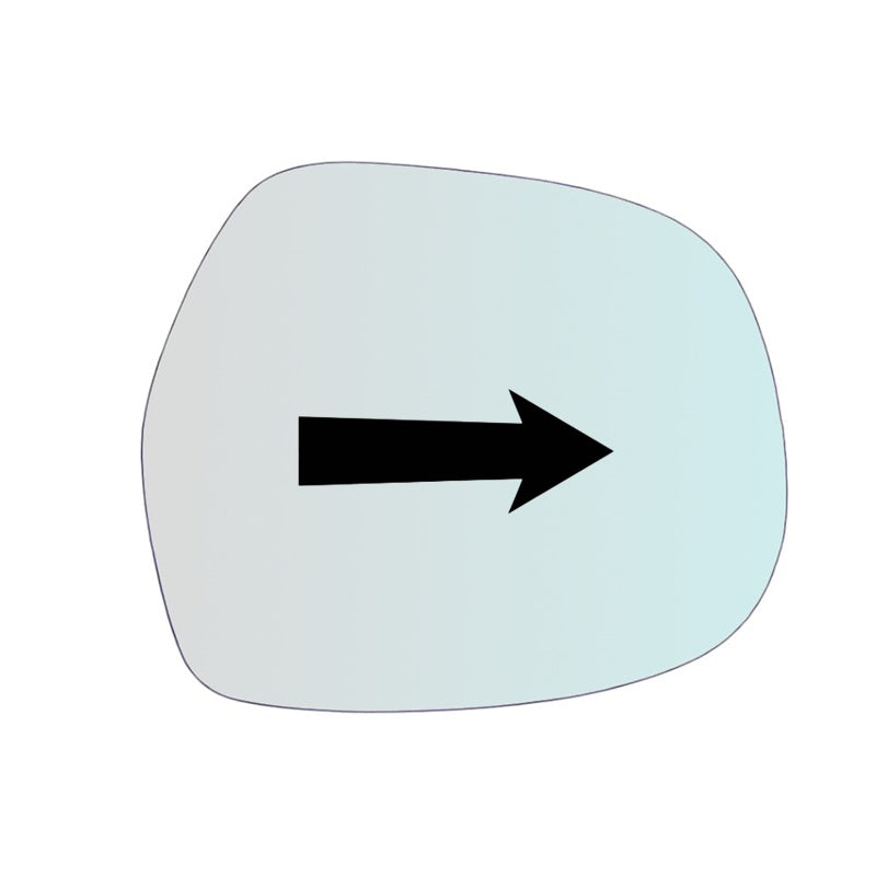 Vitre rétroviseur côté DROIT pur Toyota Land Cruiser 2003-2008 - www.glass-europa.com