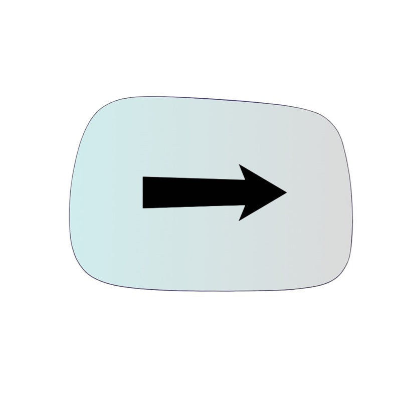 Vitre rétroviseur côté DROIT pur Volvo XC70 2000-2004 - www.glass-europa.com