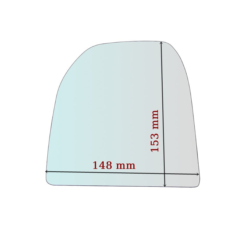 Vitre rétroviseur côté DROITE pur Ford Transit CUSTOM 2023> - www.glass-europa.com