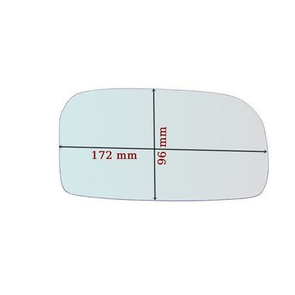 Miroir De Rechange côté DROIT pur Honda Civic depuis 2001-2004 - MIROIRS-AUTO2004