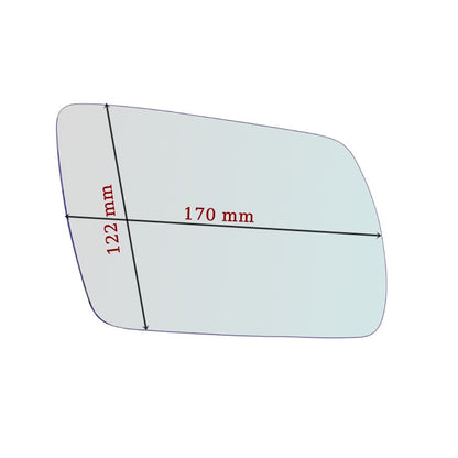 Miroir De Rechange Asphérique DROIT Pur Audi A6 Alload (B5) depuis 2000-2005 - MIROIRS-AUTO2004
