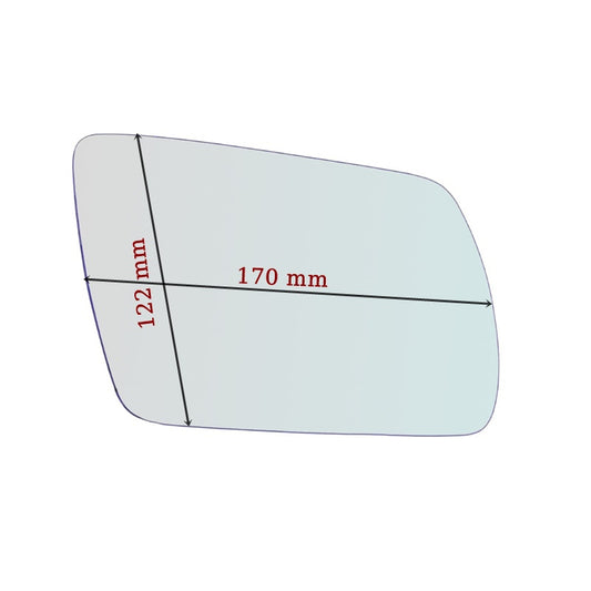 Miroir De Rechange Asphérique DROIT Pur Audi A6 Alload (B5) depuis 2000-2005 - MIROIRS-AUTO2004