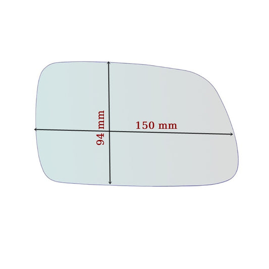 Miroir De Rechange côté GAUCHE pur Citroen Xsara depuis 2002-2006 - MIROIRS-AUTO2004