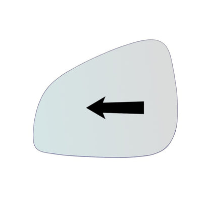 Miroir De Rechange côté GAUCHE pur Peugeot 407 II depuis 2010> - MIROIRS-AUTO2004