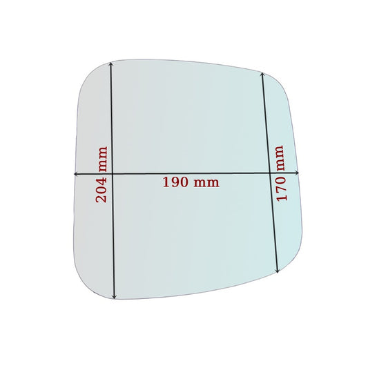 Miroir De Rechange côté DROIT pur Iveco Eurocargo depuis 2006> - MIROIRS-AUTO2004