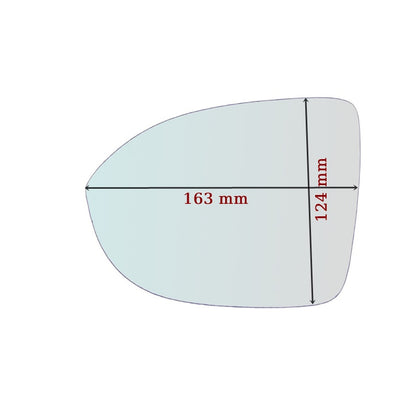 Vitre Miroir Asphérique DROIT Pur Volkswagen T-Cross II depuis 2022> - MIROIRS-AUTO2004