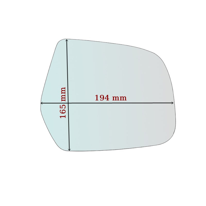 Miroir De Rechange côté DROIT pur Ford Ranger II depuis 2006> - MIROIRS-AUTO2004