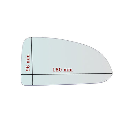 Vitre Rétroviseur Bleu Côté GAUCHE Pur Lamborghini Diablo depuis 1990> GALLO RETROVISORI