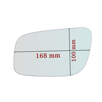 Miroir De Rechange côté DROIT pur Mercedes Classe E (W211) depuis 2002> GALLO RETROVISORI