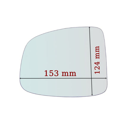 Miroir De Rechange côté DROIT pur Honda Jazz depuis 2013> GALLO RETROVISORI
