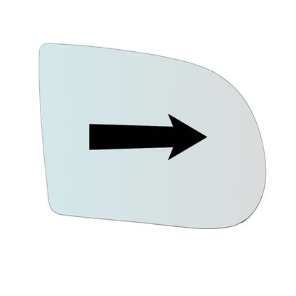 Vitre rétroviseur côté DROIT pur Chevrolet Blazer depuis 1997-2005 GALLO RETROVISORI