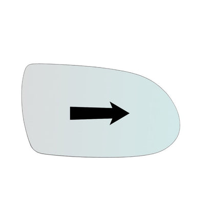 Miroir De Rechange côté DROIT pur Mercedes SL (R230) depuis 2001-2009 GALLO RETROVISORI