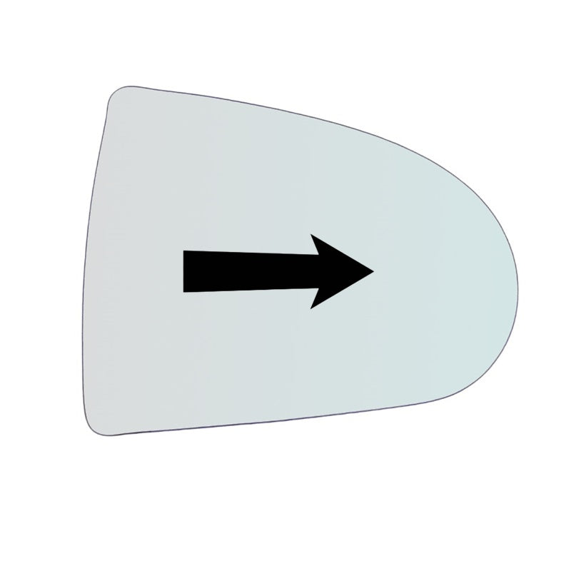 Vitre rétroviseur côté DROIT pur Mitsubishi Colt CZ3 depuis 2004-2014 GALLO RETROVISORI