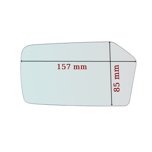Vitre rétroviseur côté GAUCHE pur Mercedes Klasse S (S126) dal 1979-1991 GALLO RETROVISORI
