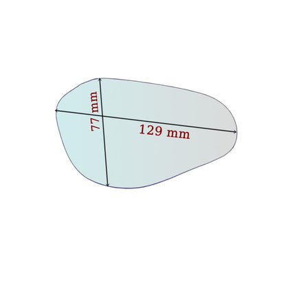 Vitre rétroviseur côté DROIT Moto Aprilia RSV 1000 - www.glass-europa.com