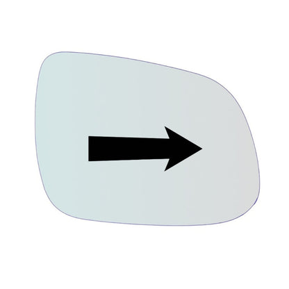 Vitre rétroviseur côté DROIT pur KIA Cee'd din depuis 2010-2012 GALLO RETROVISORI