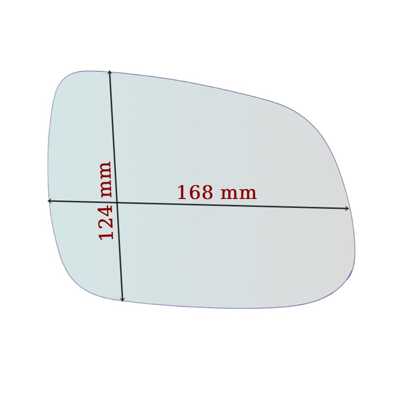 Vitre rétroviseur côté GAUCHE pur KIA Cee'd din depuis 2010-2012 GALLO RETROVISORI