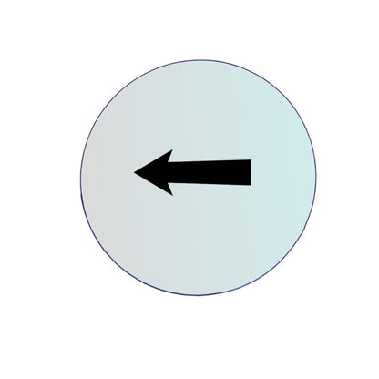 Vitre rétroviseur côté GAUCHE Moto Triumph Truxton - www.glass-europa.com