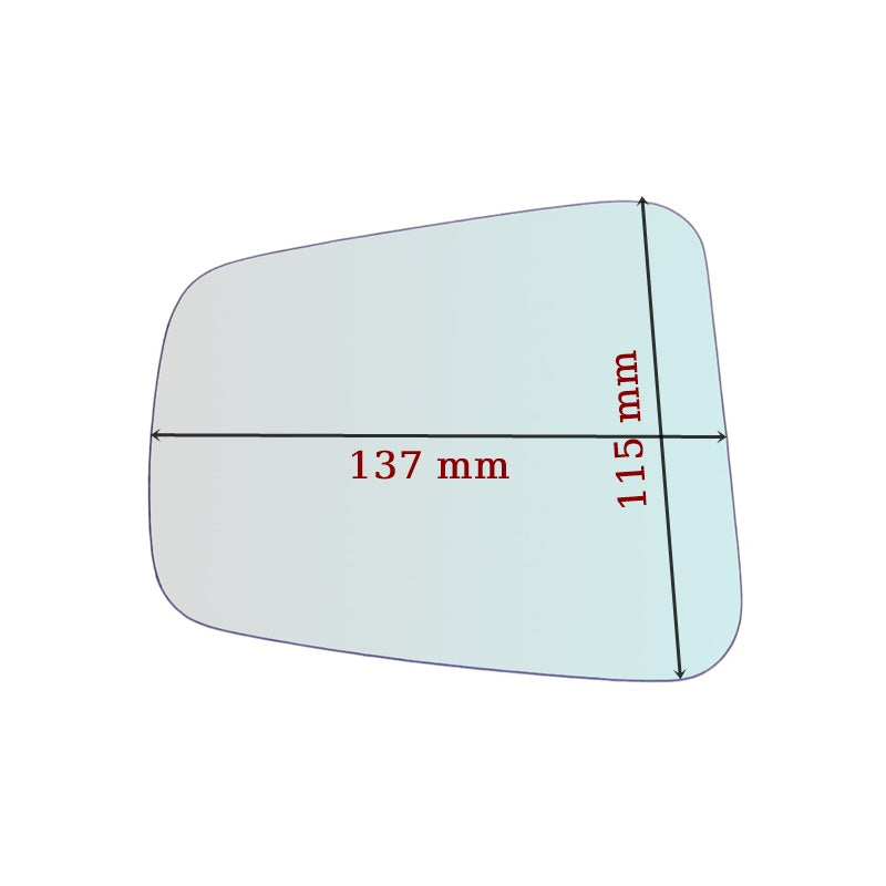 Vitre rétroviseur côté DROITE Moto Kawasaky 1000 GTR - MIROIRS-AUTO2004