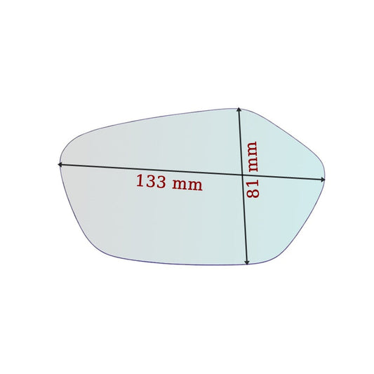 Vitre rétroviseur côté GAUCHE Moto Honda X ADV 2022> GLASS-EUROPA