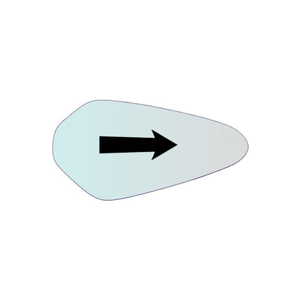 Vitre rétroviseur côté DROIT pur Derby GPR 125 Racing - www.glass-europa.com