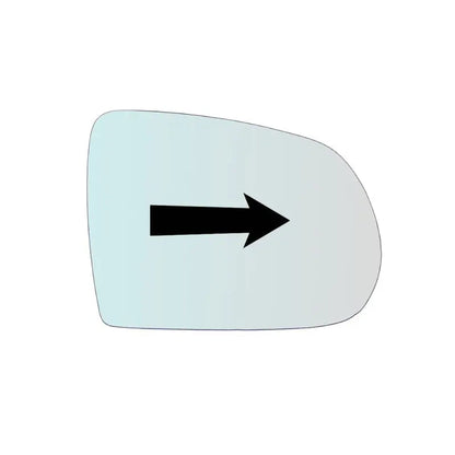 Vitre rétroviseur côté DROIT pur Jeep Cherokee V (KL) depuis 2013> - MIROIRS-AUTO2004