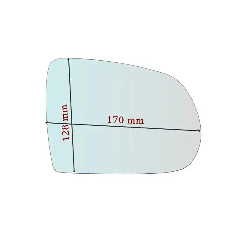 Vitre rétroviseur côté DROIT pur Jeep Cherokee V (KL) depuis 2013> - MIROIRS-AUTO2004