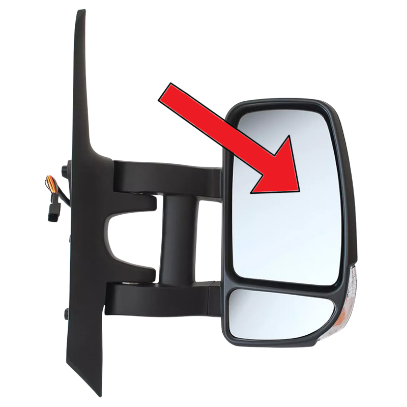 Plaque Rétroviseur Supérieur DROIT Pur Renault Master III (JV) depuis 2010> MIROIRSAUTO2004