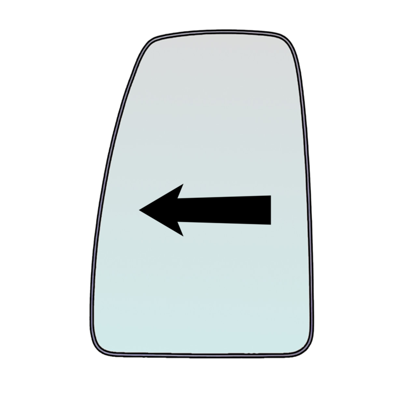 Plaque de miroir rétroviseur GAUCHE Pur Fiat Fiorino II (225) depuis 2007> (Copia) MIROIRSAUTO2004