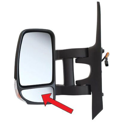 Plaque Rétroviseur Inférieur GAUCHE Pur Opel Movano II (X62) depuis 2010> MIROIRSAUTO2004