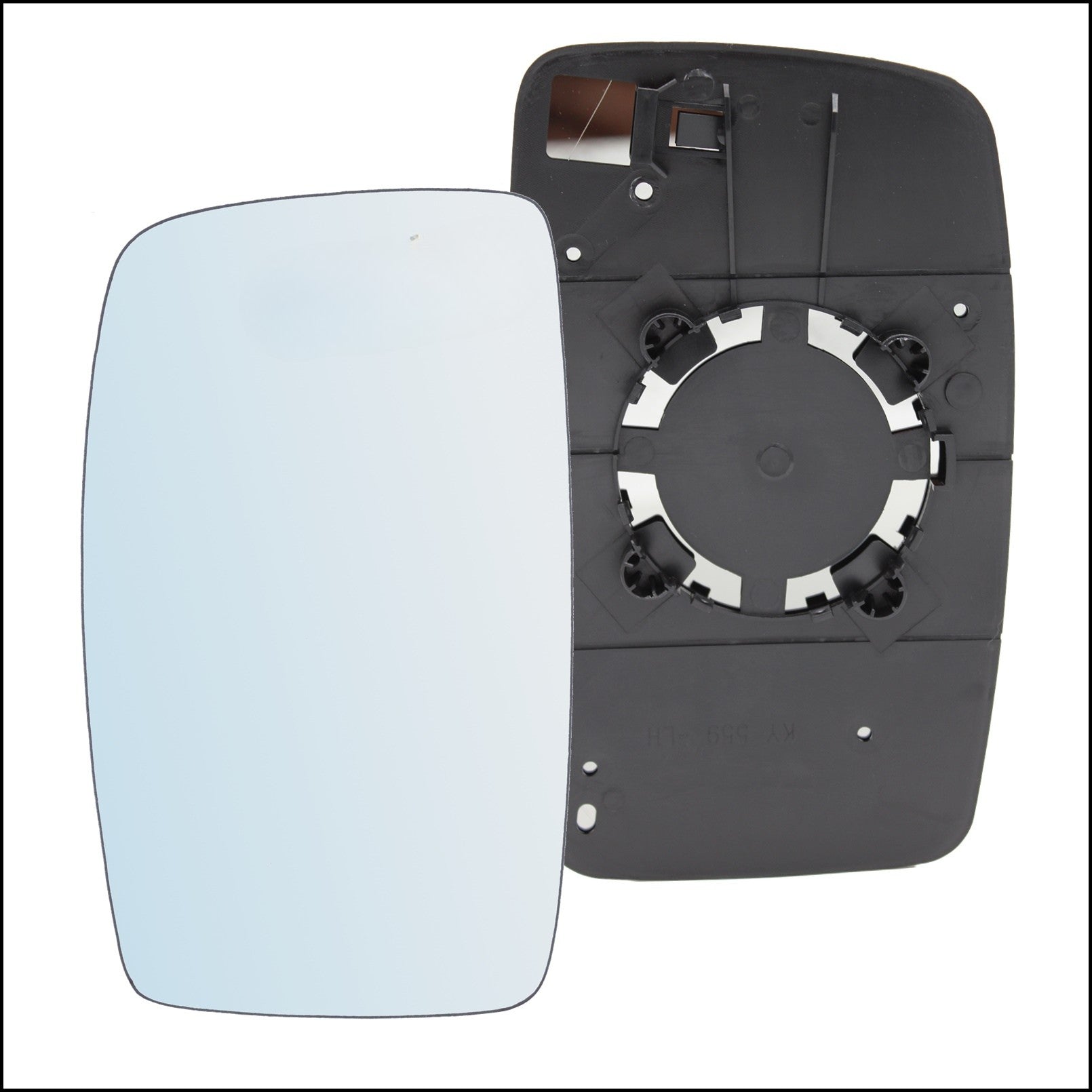 Plaque de miroir rétroviseur GAUCHE Pur Fiat Scudo II (270) depuis 2007> - MIROIRS-AUTO2004