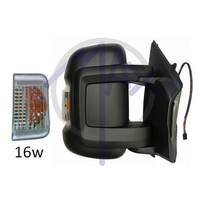 Phare Ambre Rètroviseur 16W DROIT Pour Peugeot Boxer III depuis 2006> MIROIRS-AUTO2004