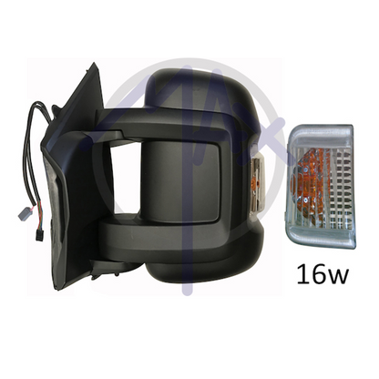 Phare Ambre Rètroviseur 16W Gauche Pour Fiat Ducato III depuis 2006> MIROIRS-AUTO2004